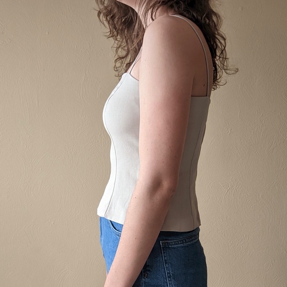 tan fitted cami - Picture 3 of 8